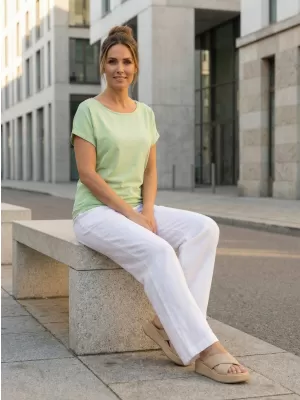 Damen-T-Shirt ALTISPORT NoPrint NP/ALW5008 SANFTES GRÜN