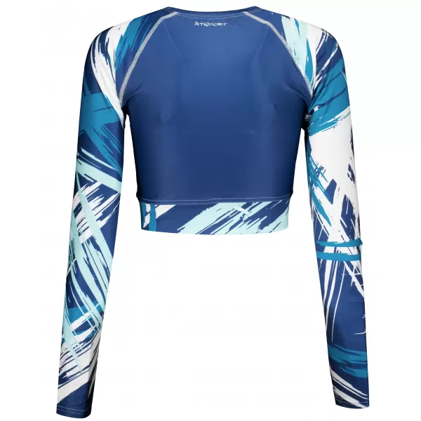  Hochwertiges Funktions-Crop-Top mit langen Ärmeln für Damen ALTISPORT VOJ/ALW039TR04 GEWOHNHEITEN 