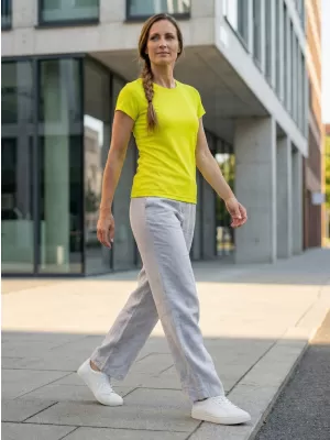 Funktions-T-Shirt für Damen ALTISPORT NoPrint NP/ALW041 NEON GELB