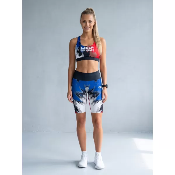  Hochwertige Damen-Funktionsleggings oberhalb des Knies ALTISPORT VOJ/ALW036LEG02 STREIFEN 