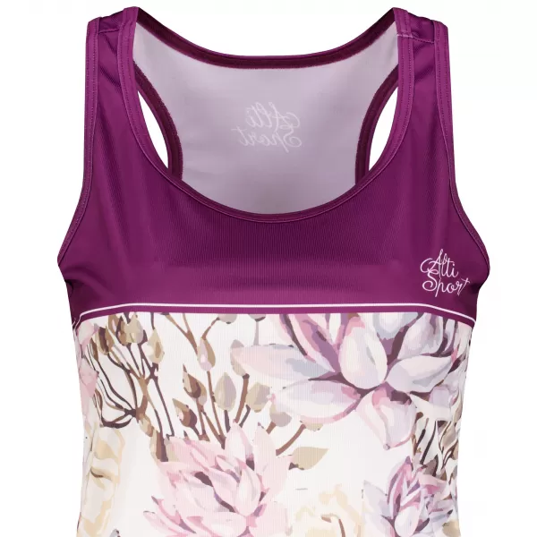  Funktionswestenkleid für Damen ALTISPORT VOJ/ALW008SAT01 BURGUND 