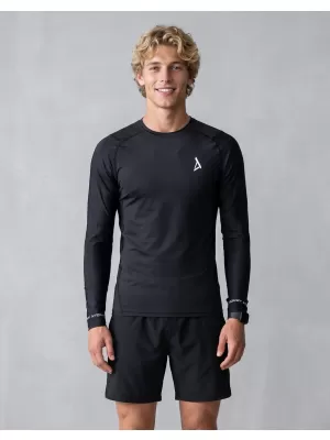 Hochwertiges funktionelles Kompressions-T-Shirt für Herren ALTISPORT VOJ/ALM000TR03 SCHWARZ