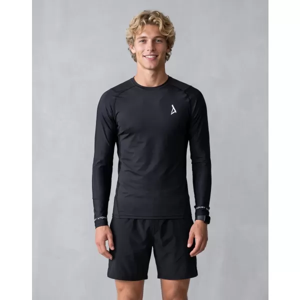  Hochwertiges funktionelles Kompressions-T-Shirt für Herren ALTISPORT VOJ/ALM000TR03 SCHWARZ 