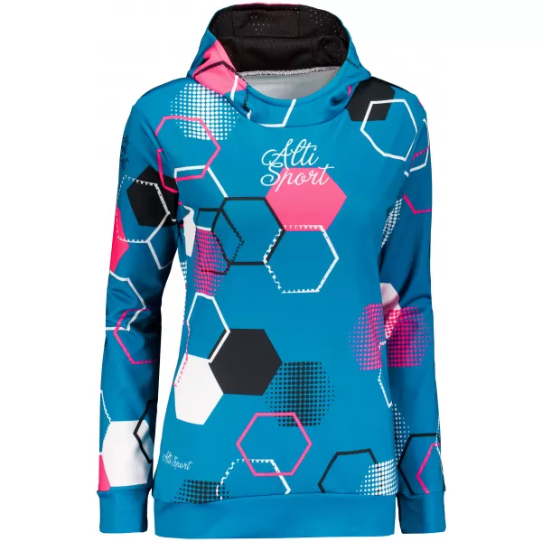  Hochwertiges Funktions-Sweatshirt für Damen ALTISPORT VOJ/ALW037MI01 KEROSIN/ROSA 