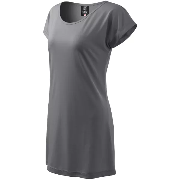  Langes T-Shirt für Damen ALTISPORT NoPrint NP/ALW321 STAHLGRAU 