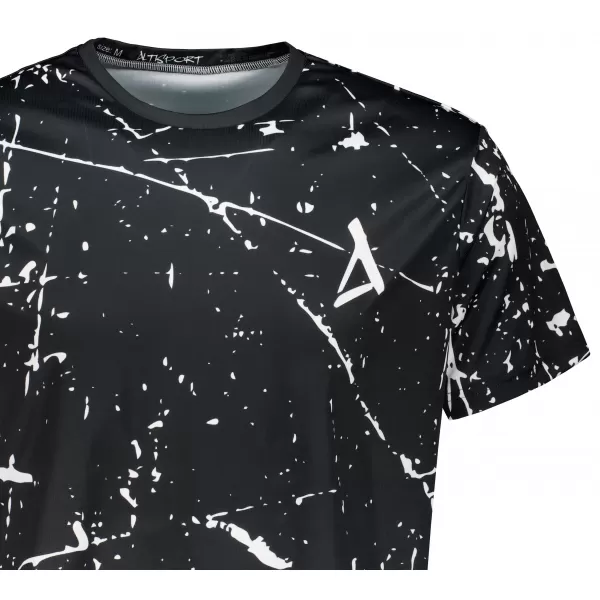  Funktionelles Premium-T-Shirt für Herren ALTISPORT VOJ/ALM034TR01 SCHWARZ 