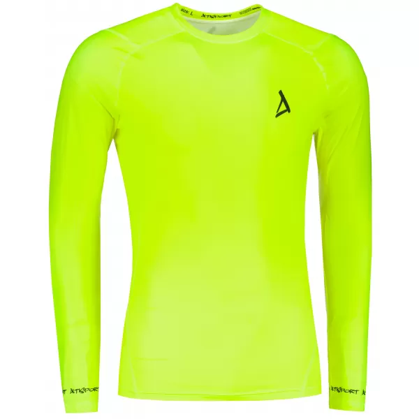  Hochwertiges funktionelles Kompressions-T-Shirt für Herren ALTISPORT VOJ/ALM000TR03 NEON GELB 