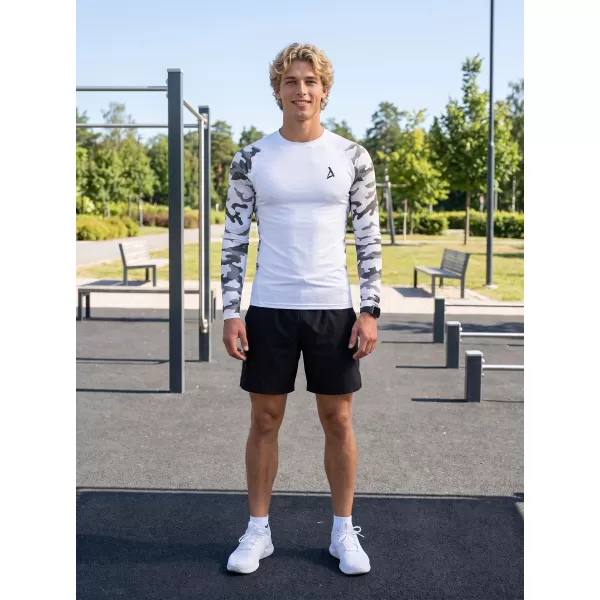  Funktionelle Kompression von Männern t -Shirt Premium ALTISPORT VOJ/ALM038TR03 WEIß 
