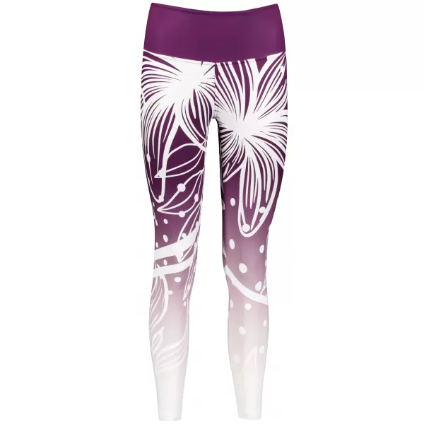  Lange Premium-Funktionsleggings für Damen ALTISPORT VOJ/ALW045LEG01 LILA/WEIß 
