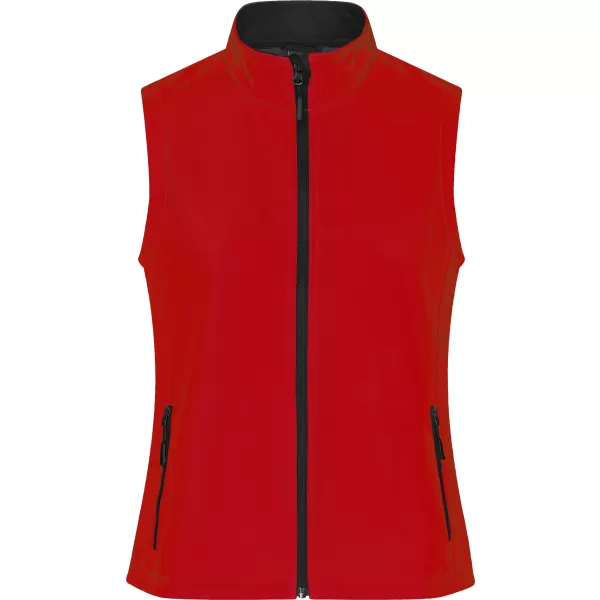  Softshellweste für Damen ALTISPORT NoPrint NP/ALW7211NJ ROT SCHWARZ 