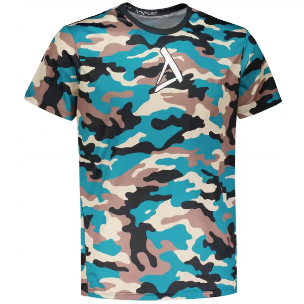  Funktionelles Premium-T-Shirt für Herren ALTISPORT VOJ/ALM038TR01 KEROSIN/BRAUN 