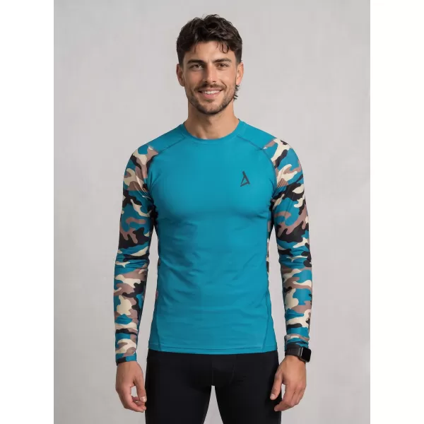  Funktionelle Kompression von Männern t -Shirt Premium ALTISPORT VOJ/ALM038TR03 KEROSIN/BROWN 