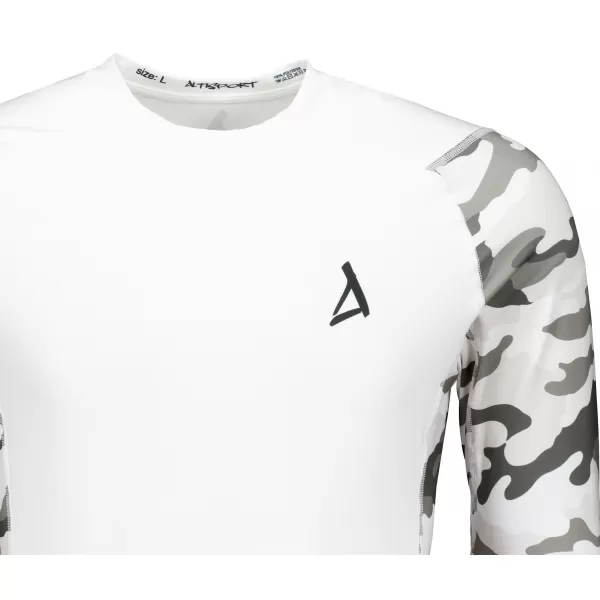  Funktionelle Kompression von Männern t -Shirt Premium ALTISPORT VOJ/ALM038TR03 WEIß 
