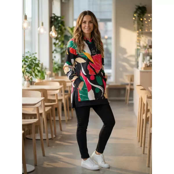  Hochwertiges Funktions-Sweatshirt für Damen ALTISPORT VOJ/ALW042MI03 SCHWARZ 
