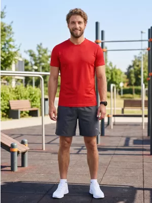Funktions-T-Shirt für Herren ALTISPORT NoPrint NP/ALM421 ROT