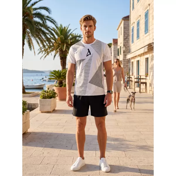  Funktionelles Premium-T-Shirt für Herren ALTISPORT VOJ/ALM044TR01 WEIß 