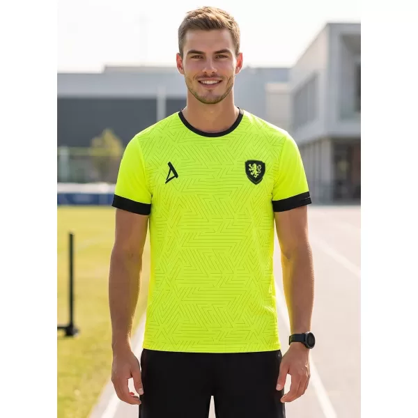  Funktionelles Premium-T-Shirt für Herren ALTISPORT VOJ/ALM040TR01 NEON GELB 