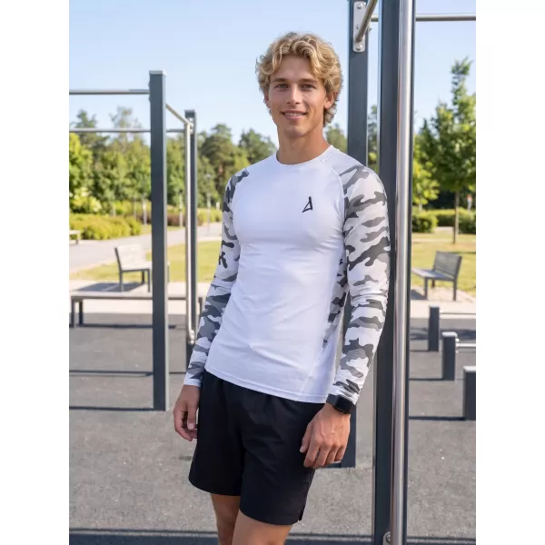  Funktionelle Kompression von Männern t -Shirt Premium ALTISPORT VOJ/ALM038TR03 WEIß 