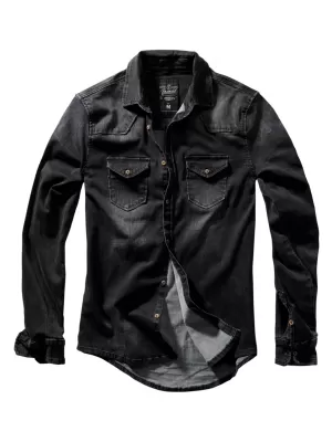 Hemd BRANDIT RILEY DENIM BD4020 SCHWARZ
