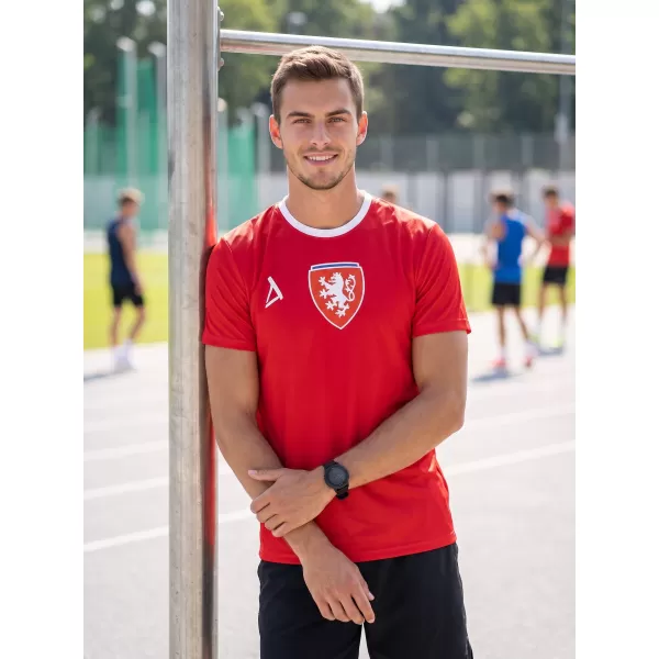  Funktionelles Premium-T-Shirt für Herren ALTISPORT VOJ/ALM040TR01 ROT 