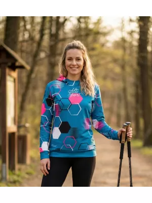 Hochwertiges Funktions-Sweatshirt für Damen ALTISPORT VOJ/ALW037MI01 KEROSIN/ROSA