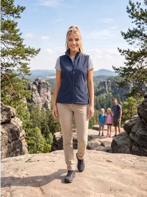 Softshellweste für Damen ALTISPORT NoPrint NP/ALW7211NJ MARINE/MARINE