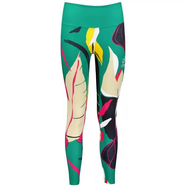  Lange Premium-Funktionsleggings für Damen ALTISPORT VOJ/ALW042LEG01 GRÜN 