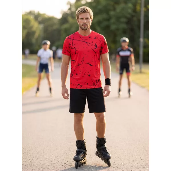  Funktionelles Premium-T-Shirt für Herren ALTISPORT VOJ/ALM034TR01 ROT 