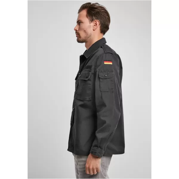  Hemd BRANDIT BW FELDBLUSE BD4221 SCHWARZ 