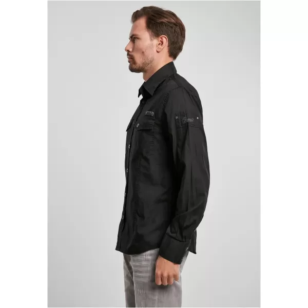  Hemd BRANDIT SLIM WORKER BD4005 SCHWARZ 