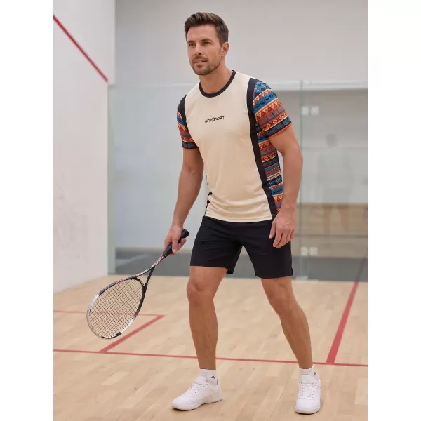  Funktionelles Premium-T-Shirt für Herren ALTISPORT VOJ/ALM043TR01 BEIGE 