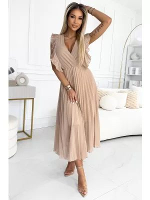 Kleid NUMOCO EMILY 315-6 BEIGE