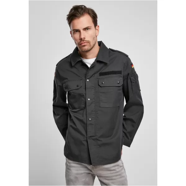  Hemd BRANDIT BW FELDBLUSE BD4221 SCHWARZ 
