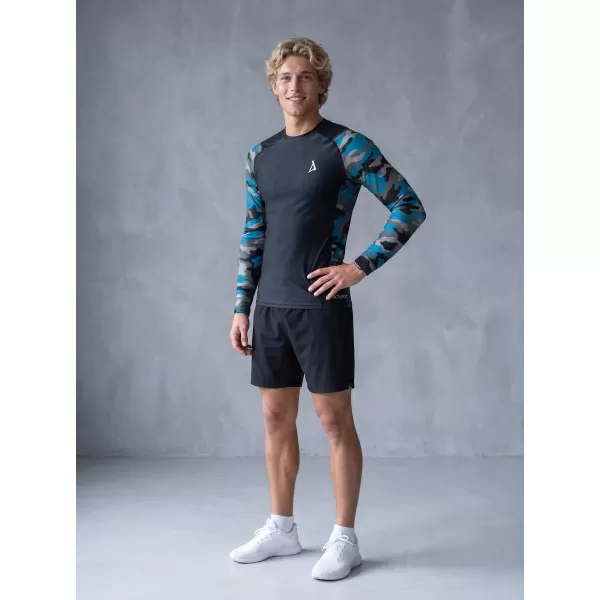  Funktionelle Kompression von Männern t -Shirt Premium ALTISPORT VOJ/ALM038TR03 KEROSIN/SCHWARZ 
