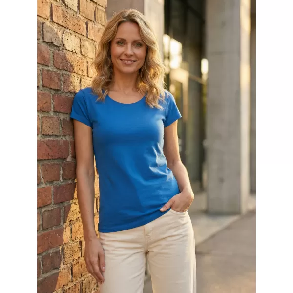  Damen-T-Shirt ALTISPORT NoPrint NP/ALW221 AZURBLAU 