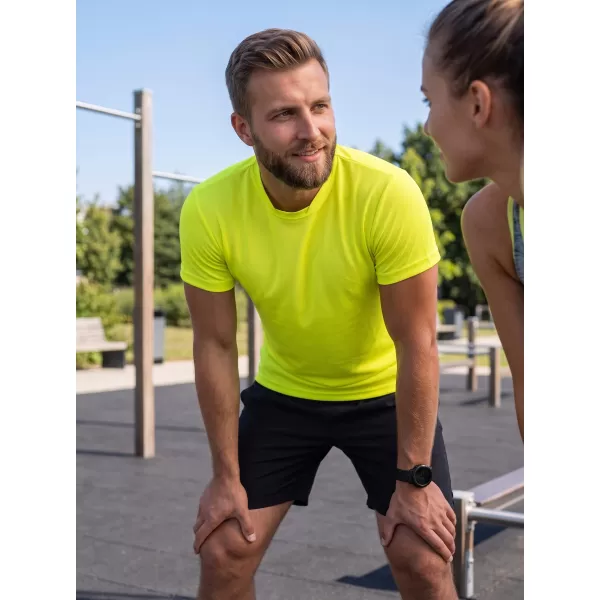  Funktions-T-Shirt für Herren ALTISPORT NoPrint NP/ALM421 NEON GELB 