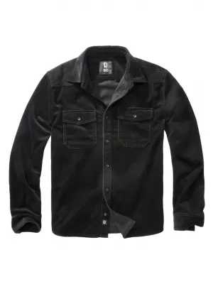Hemd BRANDIT CORDUROY CLASSIC BD4035 SCHWARZ