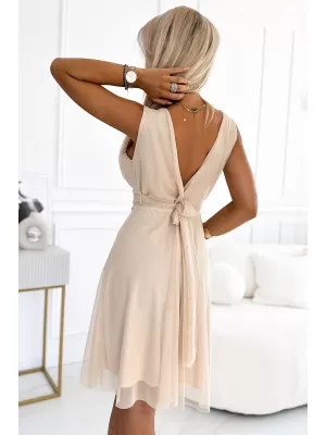 Kleid NUMOCO CELESTINA 541-3 BEIGE