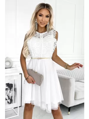 Kleid NUMOCO GRETA 454-1 WEIß