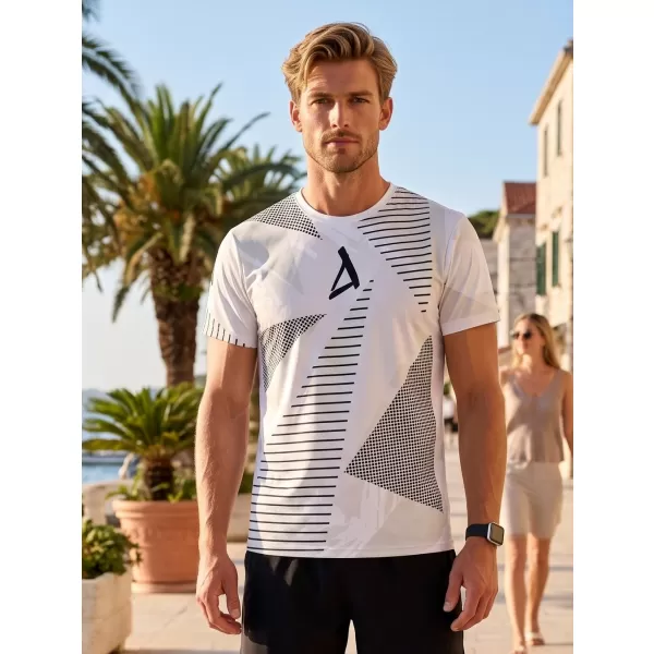  Funktionelles Premium-T-Shirt für Herren ALTISPORT VOJ/ALM044TR01 WEIß 
