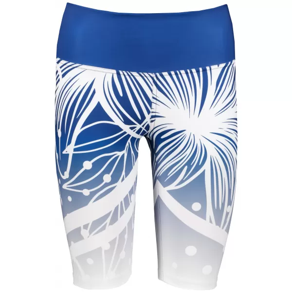  Hochwertige Damen-Funktionsleggings oberhalb des Knies ALTISPORT VOJ/ALW045LEG02 MARINEBLAU/WEIß 