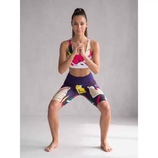  Hochwertige Damen-Funktionsleggings oberhalb des Knies ALTISPORT VOJ/ALW042LEG02 DUNKELBLAU 