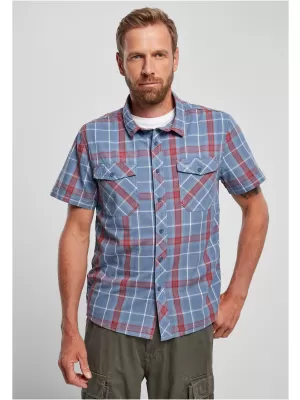 Hemd BRANDIT ROADSTAR BD4012 ROT/BLAU