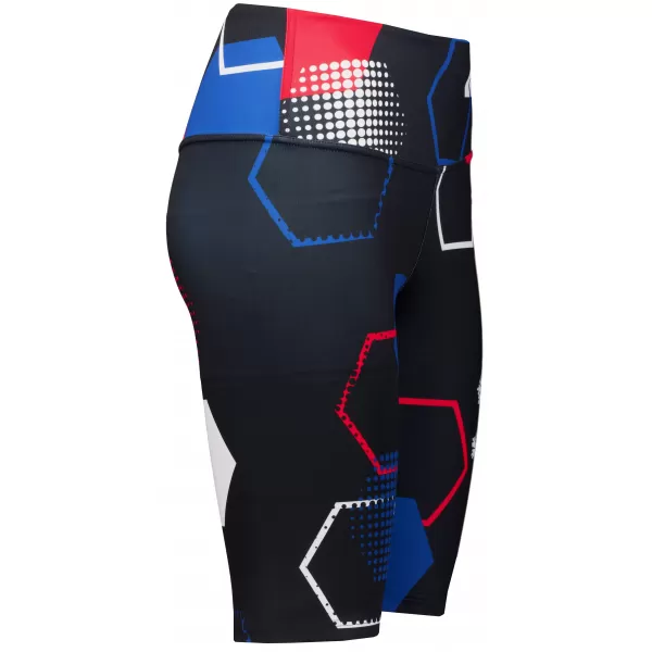  Hochwertige Damen-Funktionsleggings oberhalb des Knies ALTISPORT VOJ/ALW036LEG02 HEXA SCHWARZ 