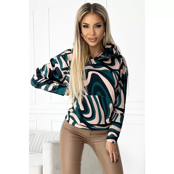  Damen Sweatshirt NUMOCO 390-5 GRÜN 