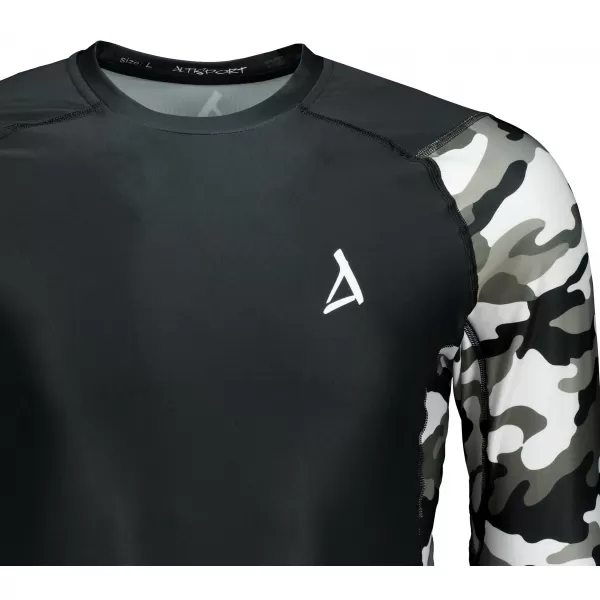  Funktionelle Kompression von Männern t -Shirt Premium ALTISPORT VOJ/ALM038TR03 SCHWARZ UND WEIß 