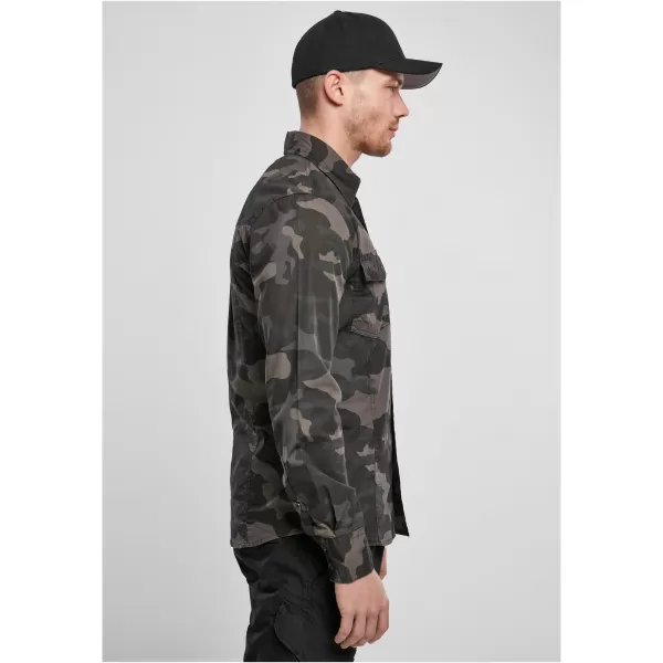  Hemd BRANDIT SLIM WORKER BD4005 DARKCAMO 