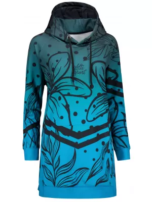 Hochwertiges Funktions-Sweatshirt für Damen ALTISPORT VOJ/ALW045MI03 SMARAGD/SCHWARZ