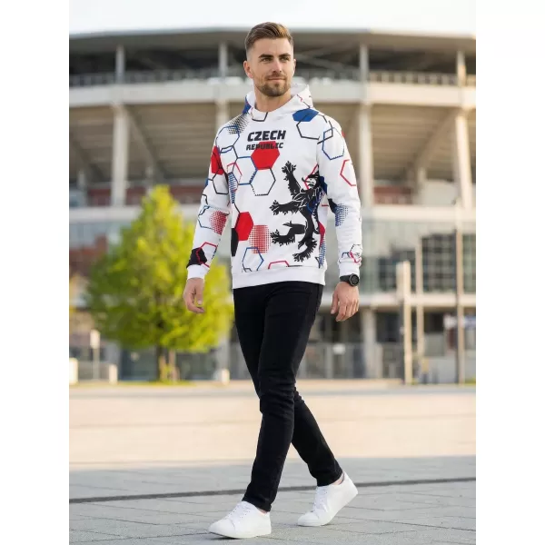  Hochwertiges Herren-Funktionssweatshirt ALTISPORT VOJ/ALM036MI01 HEXA WHITE 