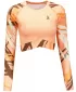 Hochwertiges Funktions-Crop-Top mit langen Ärmeln für Damen ALTISPORT VOJ/ALW039TR04 ORANGE